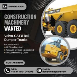 Volvo, CAT & Bell Dumper Trucks