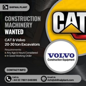 CAT & Volvo 20-30 ton Excavators