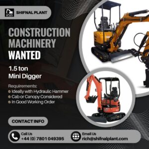 1.5 ton Mini Digger