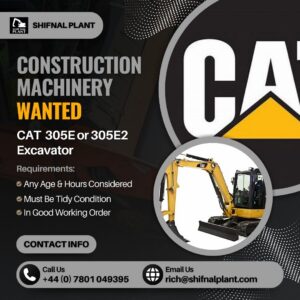 CAT 305E or 305E2 Excavator