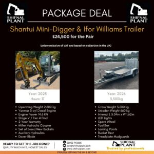 Digger & Trailer Package Deal